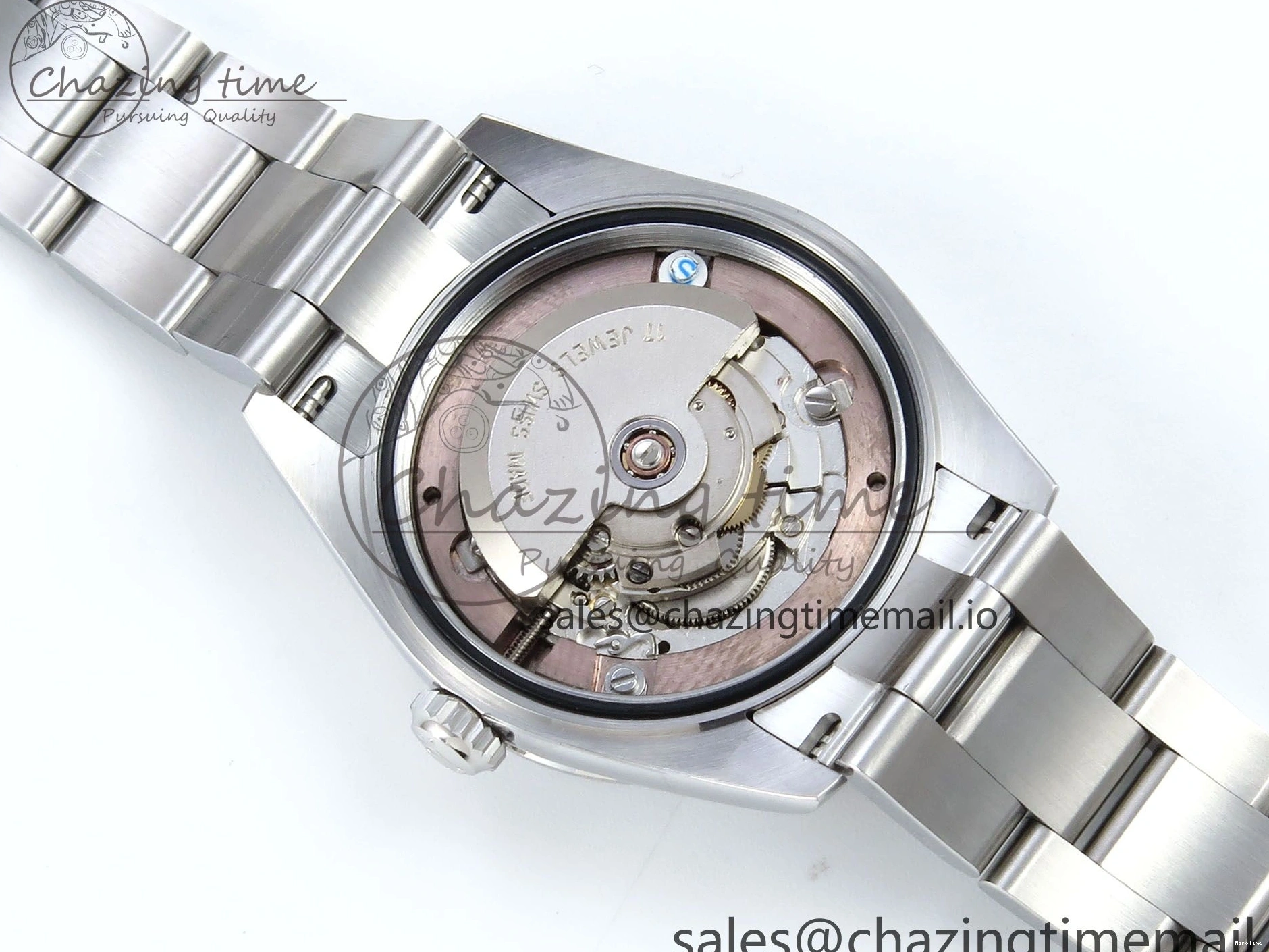MiroTime 0518 EasyMatch DateJust 31 278274 ARF 1:1 Best Edition 904L Steel Gray Roman Diamonds Dial on SS Oyster Bracelet ETA 550